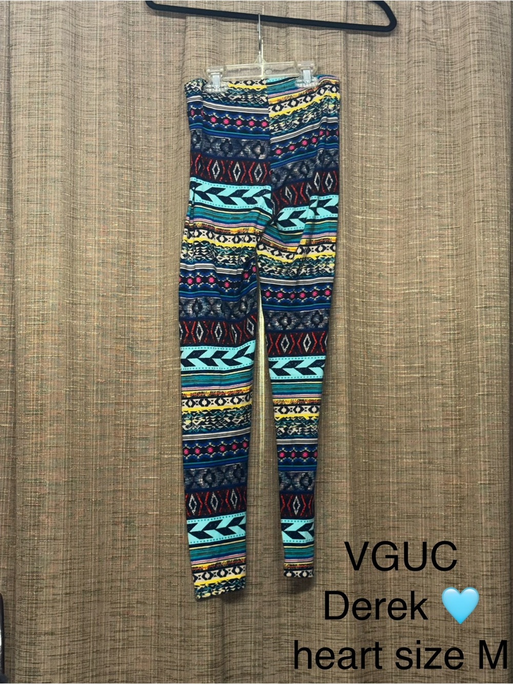 Derek Heart Multicolor Aztec Stripe Leggings